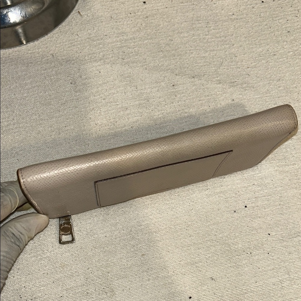 Coach Taupe Leather Wallet - Picture 7 of 12